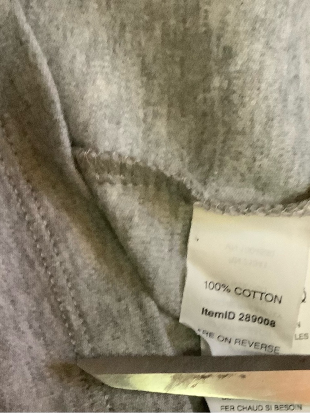 L.L. Bean Heathered Gray Shirt Top-Boat Neck-Short Sleeve-100% Cotton-L - Picture 7 of 7